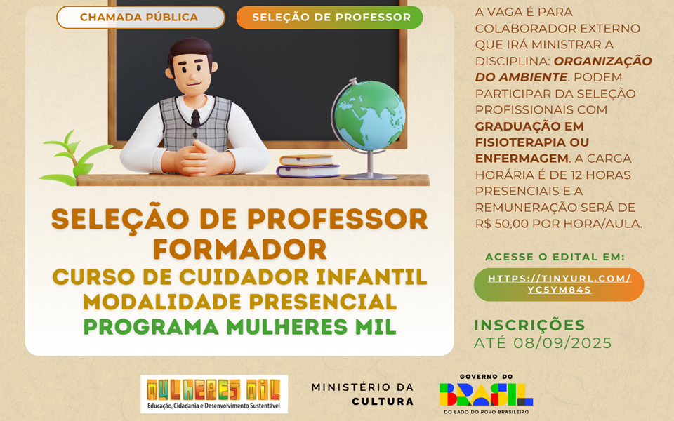 campus-ji-parana-abre-selecao-para-professor-do-curso-de-cuidador-infantil-ii-do-programa-mulheres-mil