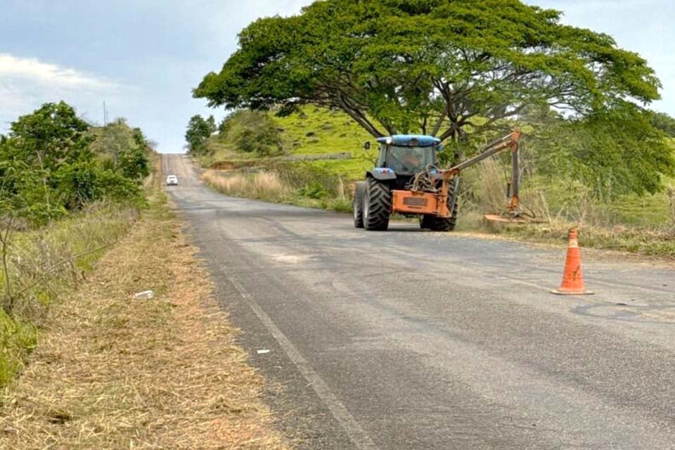 governo-de-rondonia-realizada-manutencao-na-ro-205,-em-cujubim
